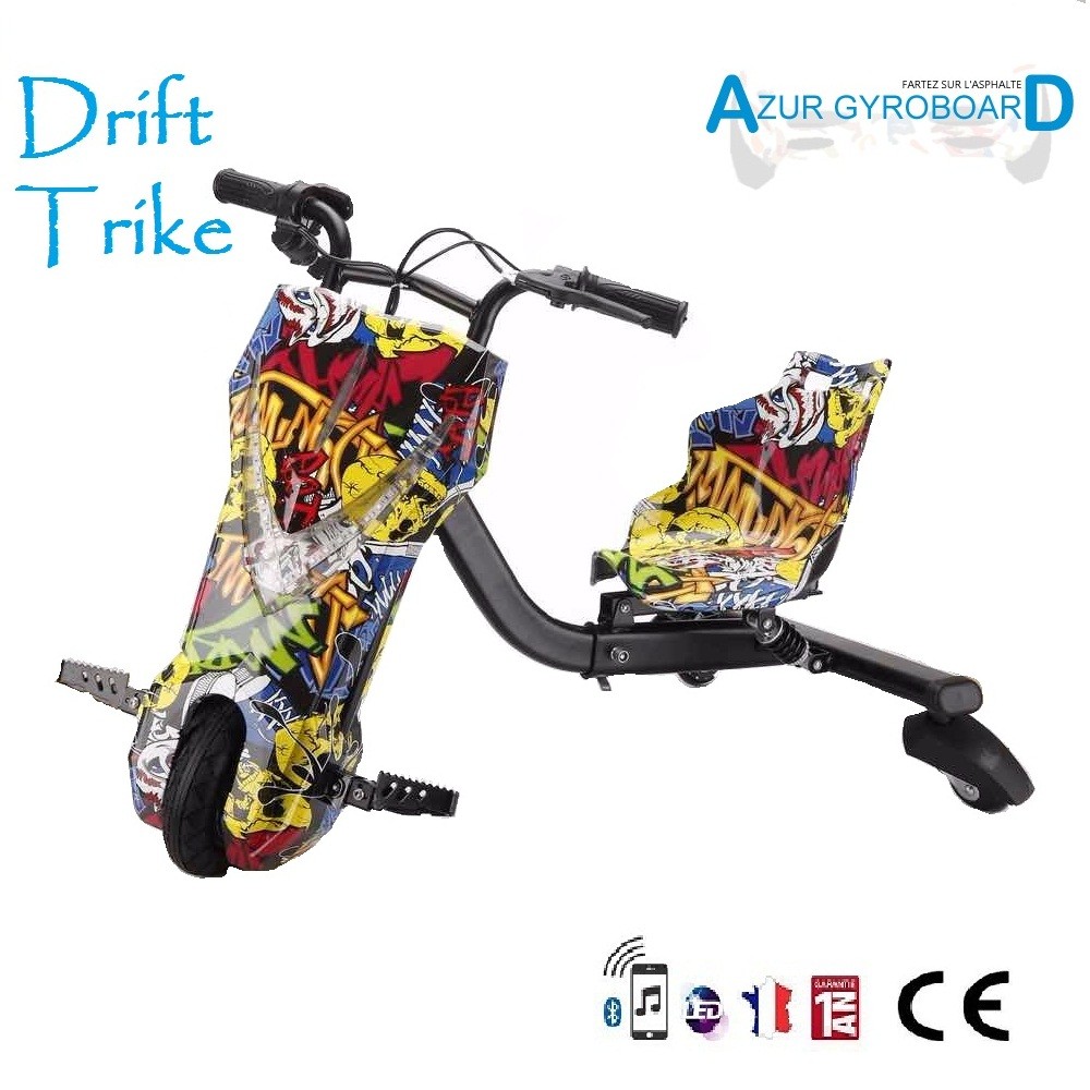 Drift Trike Enfants et Adultes Skull AZUR GYROBOARD - Boutique